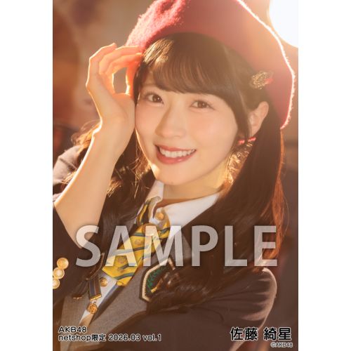 予約商品】AKB48 2026年3月度 net shop限定個別生写真5枚セットvol.1