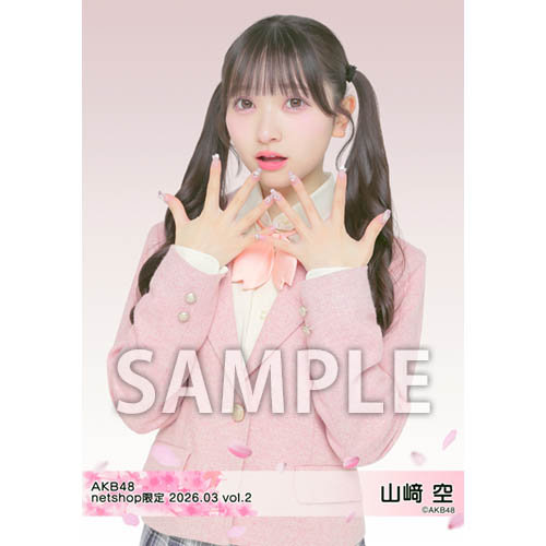 予約商品】AKB48 2026年3月度 net shop限定個別生写真5枚セットvol.2