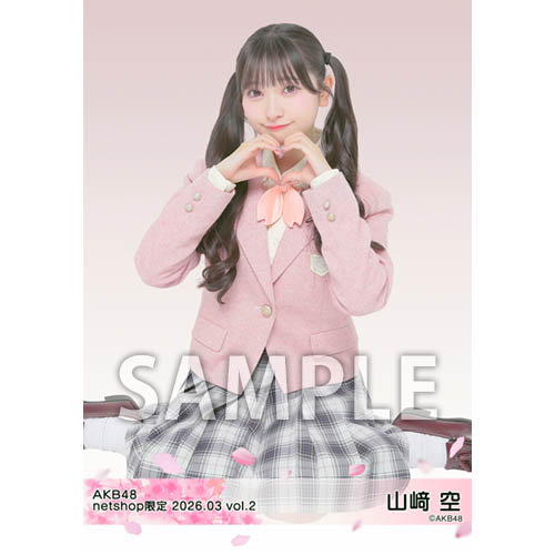 予約商品】AKB48 2026年3月度 net shop限定個別生写真5枚セットvol.2