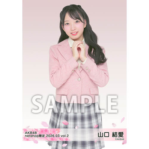 予約商品】AKB48 2026年3月度 net shop限定個別生写真5枚セットvol.2