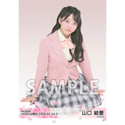 予約商品】AKB48 2026年3月度 net shop限定個別生写真5枚セットvol.2