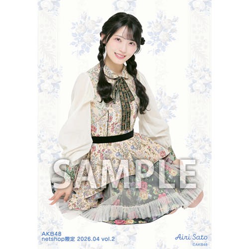 予約商品】AKB48 2026年4月度 net shop限定個別生写真5枚セットvol.2