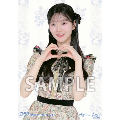 予約商品】AKB48 2026年4月度 net shop限定個別生写真5枚セットvol.2