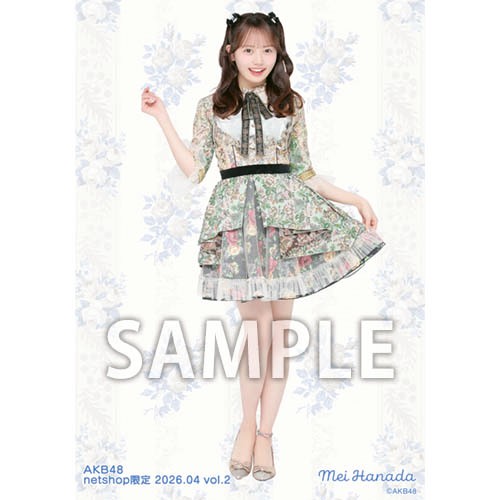 予約商品】AKB48 2026年4月度 net shop限定個別生写真5枚セットvol.2