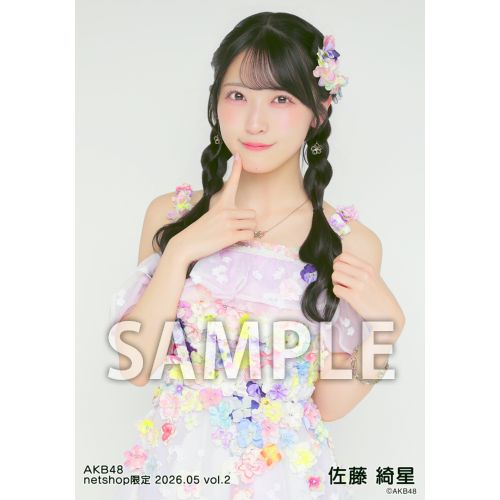 予約商品】AKB48 2026年5月度 net shop限定個別生写真5枚セットvol.2