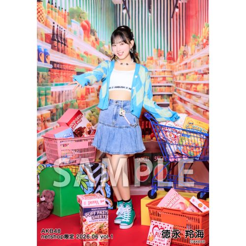 予約商品】AKB48 2026年6月度 net shop限定個別生写真5枚セットvol.1