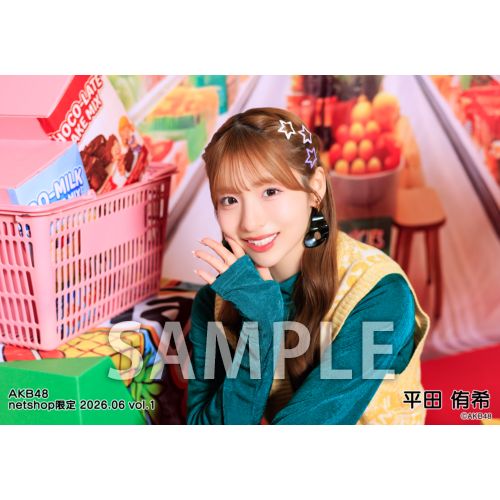 予約商品】AKB48 2026年6月度 net shop限定個別生写真5枚セットvol.1