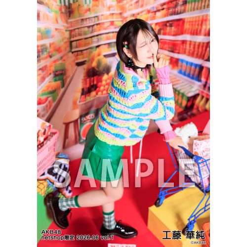 予約商品】AKB48 2026年6月度 net shop限定個別生写真5枚セットvol.1