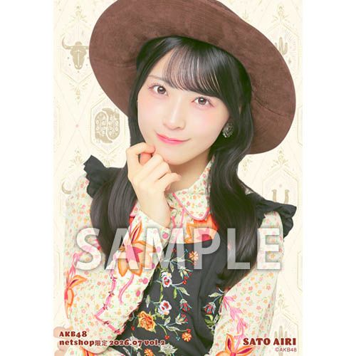 予約商品】AKB48 2026年7月度 net shop限定個別生写真5枚セットvol.2