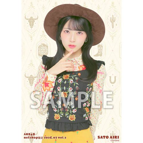 予約商品】AKB48 2026年7月度 net shop限定個別生写真5枚セットvol.2