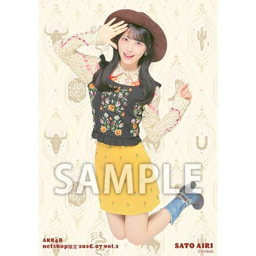 予約商品】AKB48 2026年7月度 net shop限定個別生写真5枚セットvol.2