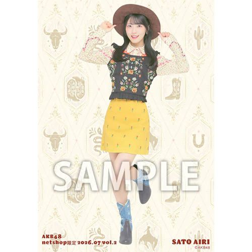 予約商品】AKB48 2026年7月度 net shop限定個別生写真5枚セットvol.2