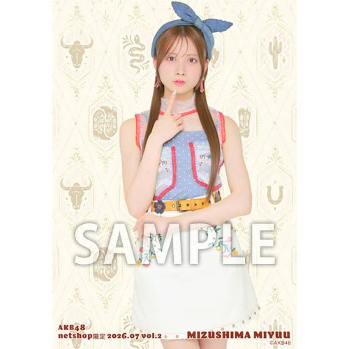 予約商品】AKB48 2026年7月度 net shop限定個別生写真5枚セットvol.2