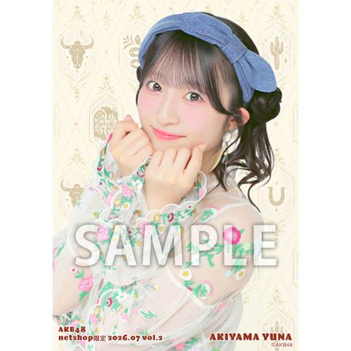 予約商品】AKB48 2026年7月度 net shop限定個別生写真5枚セットvol.2