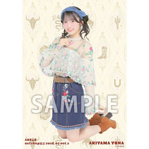 予約商品】AKB48 2026年7月度 net shop限定個別生写真5枚セットvol.2