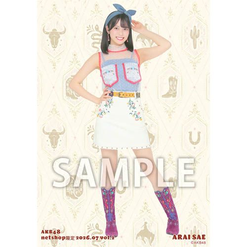 予約商品】AKB48 2026年7月度 net shop限定個別生写真5枚セットvol.2