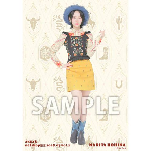 予約商品】AKB48 2026年7月度 net shop限定個別生写真5枚セットvol.2