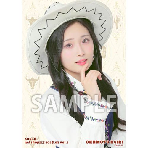 予約商品】AKB48 2026年7月度 net shop限定個別生写真5枚セットvol.2