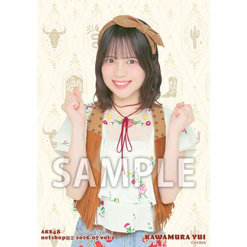 予約商品】AKB48 2026年7月度 net shop限定個別生写真5枚セットvol.2