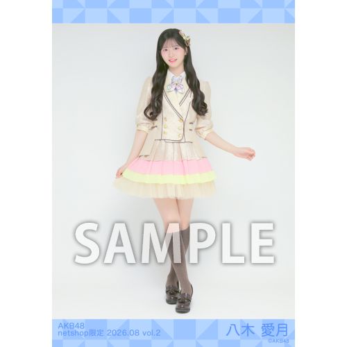 八木愛月 AKB48 メンバーリクエスト 憧れの衣装 生写真 直筆サイン
