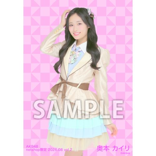 予約商品】AKB48 2026年8月度 net shop限定個別生写真5枚セットvol.2