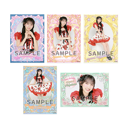 予約商品】AKB48 2026年11月度 生誕記念 net shop限定個別生写真5枚