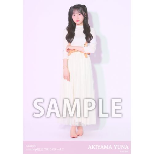 予約商品】AKB48 2026年9月度 net shop限定個別生写真5枚セットvol.2