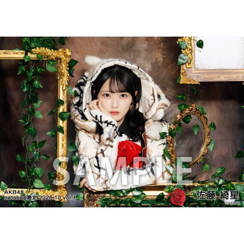 予約商品】AKB48 2026年10月度 net shop限定個別生写真5枚セットvol.1