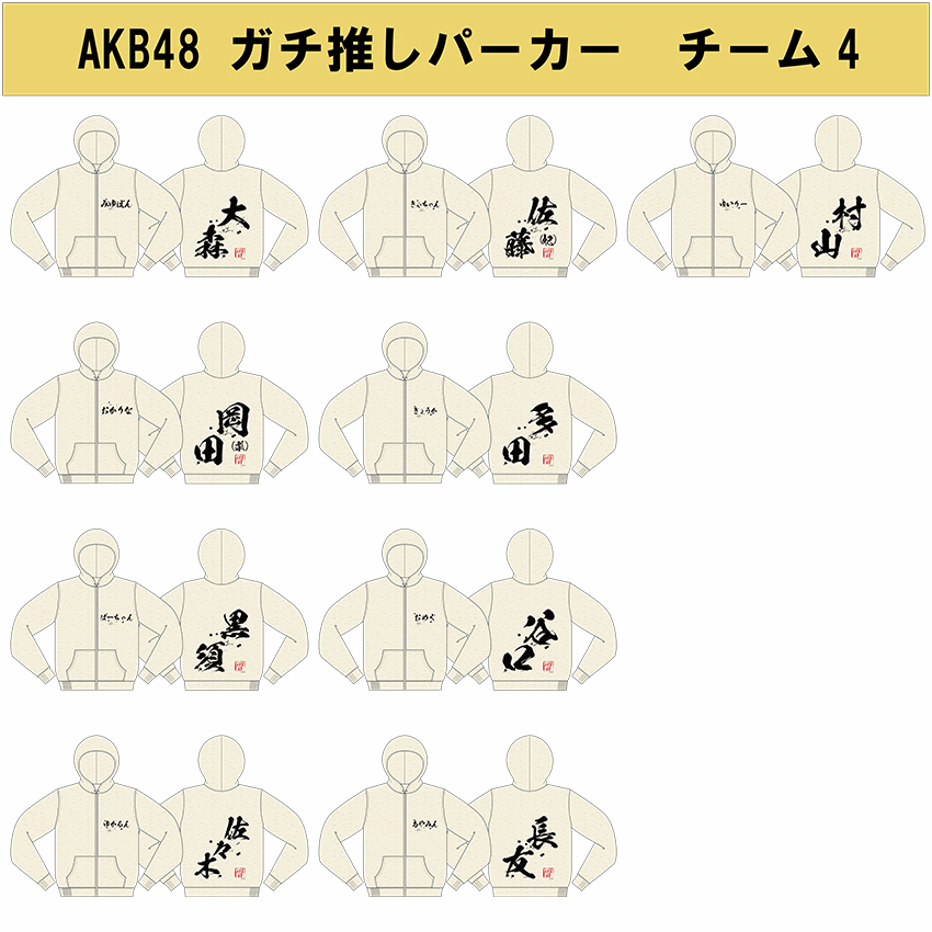 AKB48 - ＡＫＢ４８ゆうなぁ単独コンサート グッズ（パーカー）※送料無料 304-1626-