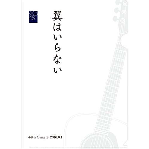 AKB48 翼はいらない クリアファイル | AKB48 Official Shop