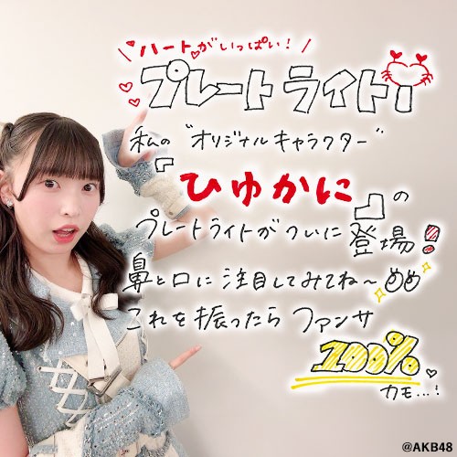 坂川陽香プロデュース プレートライト AKB48 予約商品】AKB48 坂川陽香プロデュース「プレートライト」 | AKB48