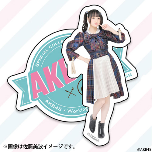 AKB48 WHコラボカフェグッズ ダイカットステッカー[2枚セット] | AKB48