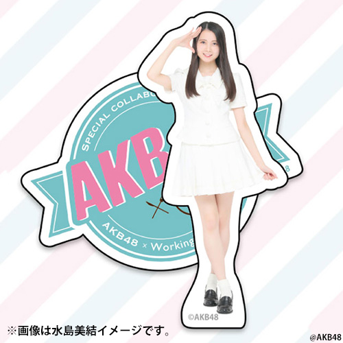 AKB48 WHコラボカフェグッズ ダイカットステッカー[2枚セット
