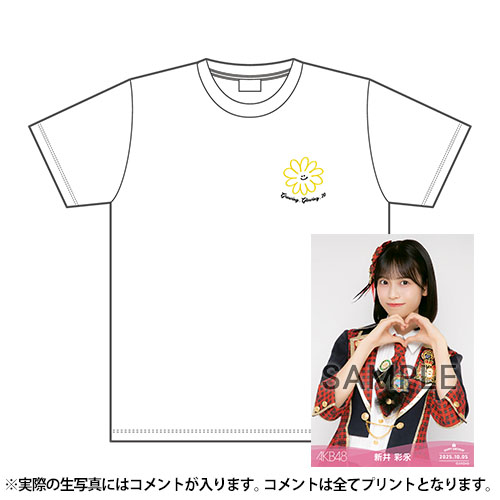 AKB48 サイン入りTシャツ 予約商品】AKB48 生誕記念メンバーデザインTシャツ&生写真セット
