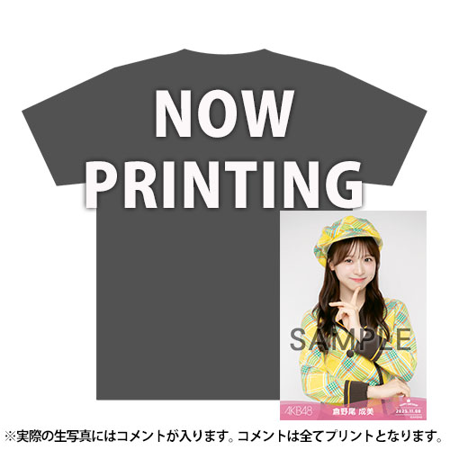 48グループの生写真 予約商品】AKB48 生誕記念メンバーデザインTシャツ&生写真セット