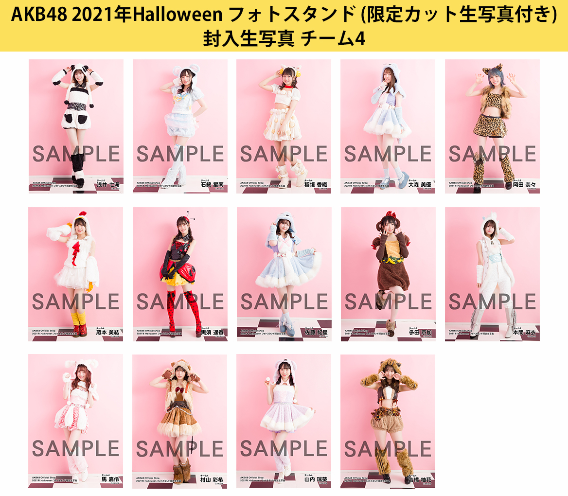 予約商品】AKB48 2021年Halloween フォトスタンド(限定カット生