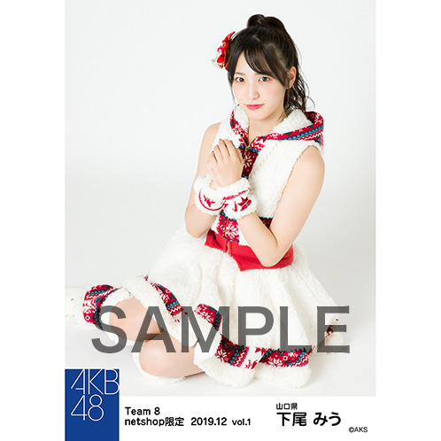 AKB48 チーム8 2019年12月度 net shop限定個別生写真5枚セットvol.1 下