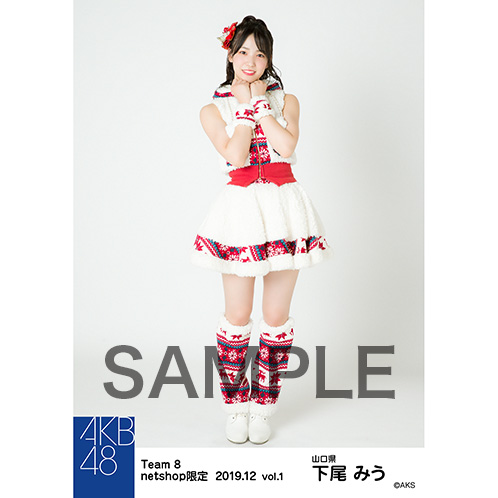 AKB48 チーム8 2019年12月度 net shop限定個別生写真5枚セットvol.1 下