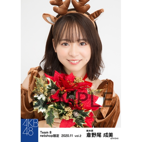 AKB48 チーム8 2020年11月度 net shop限定個別生写真5枚セットvol.2