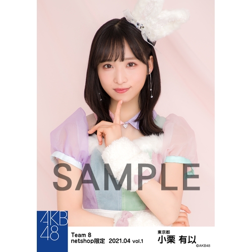 予約商品】AKB48 チーム8 2021年4月度 net shop限定個別生写真5枚