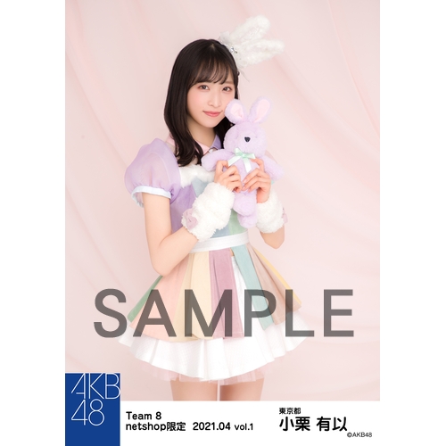 予約商品】AKB48 チーム8 2021年4月度 net shop限定個別生写真5枚