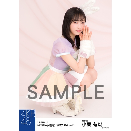 予約商品】AKB48 チーム8 2021年4月度 net shop限定個別生写真5枚
