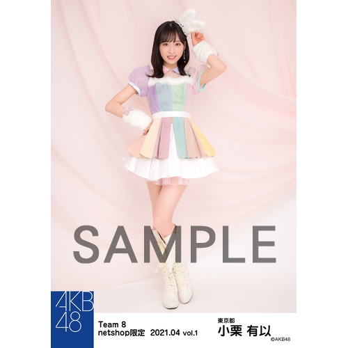 予約商品】AKB48 チーム8 2021年4月度 net shop限定個別生写真5枚