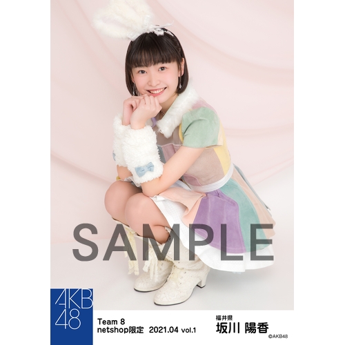 AKB48　チーム8　UNLAME　生写真　コンプ　坂川陽香　HIYUKA 予約商品】AKB48 チーム8 2023年4月度 net shop限定個別生写真5