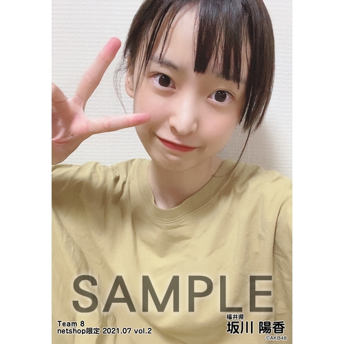 AKB48 チーム8 2021年7月度 net shop限定個別生写真5枚セットvol