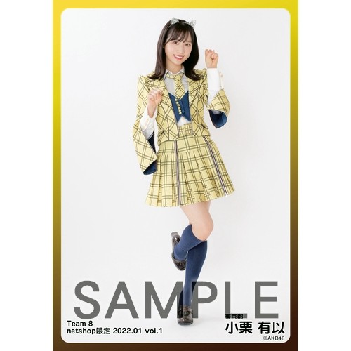 予約商品】AKB48 チーム8 2022年1月度 net shop限定個別生写真5枚