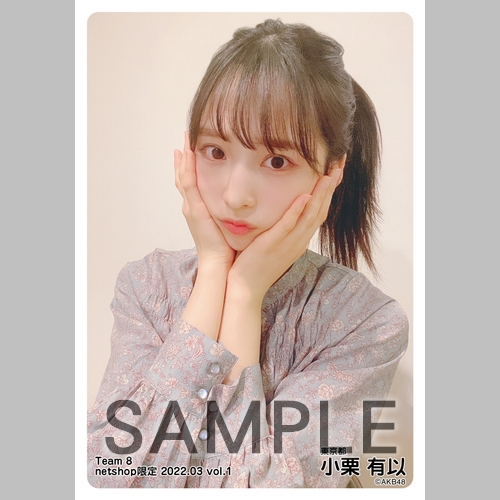 予約商品】AKB48 チーム8 2022年3月度 net shop限定個別生写真5枚