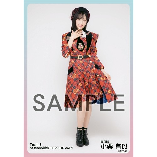 予約商品】AKB48 チーム8 2022年4月度 net shop限定個別生写真5枚