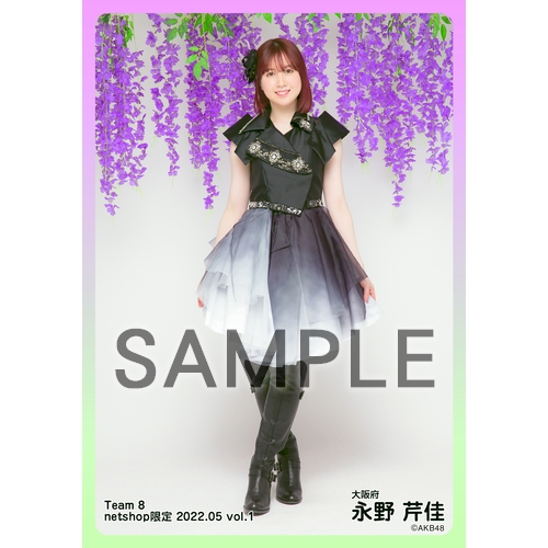 予約商品】AKB48 チーム8 2022年5月度 net shop限定個別生写真5枚
