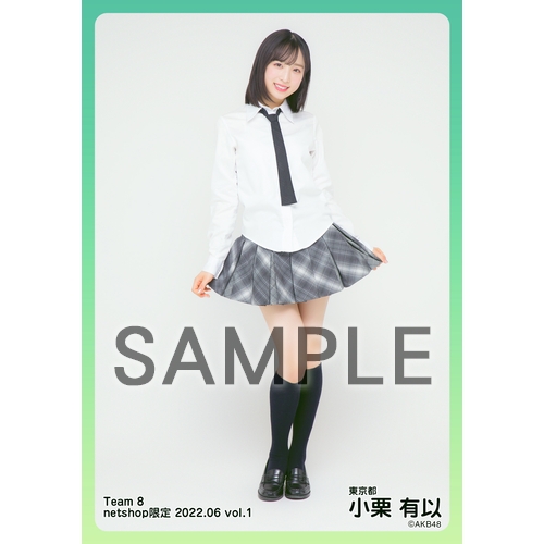 予約商品】AKB48 チーム8 2022年6月度 net shop限定個別生写真5枚